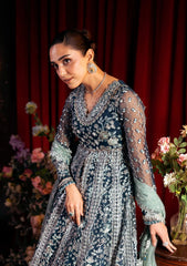 Formal Handwork Unstitched - 3 Piece Organza - Poly Net MELODIE  By ELAF SERENADE