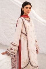 USE-9113 | 3Pc Unstitched Suit Embroidered lawn Summer 25 Drop II By Jazmin