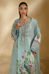 Unstitched 3-PC Embroidered Silk Edit By Nureh S-21