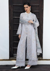 3-PC Unstitched Linen Embroidered Qline By Qalamkar | HAZE
