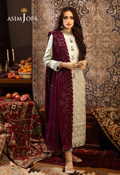 Kashmiri Taanka Embroidered Shawl Collection - AJKT-01