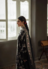 3-PC Unstitched Embroidered Karandi By Kahf Premium | KKH-09 CELESTIAL