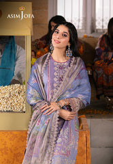 AJAR-05 - 3Piece - Aira Summer Print Collection By Asim Jofa