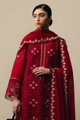 3-PC Unstitched Embroidered Pima Lawn Satori By Zara Shahjahan | AKARI - D8