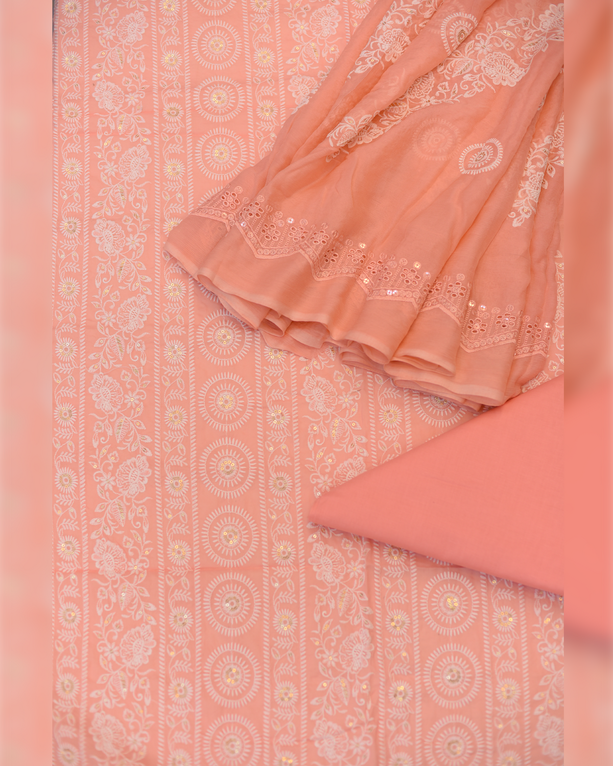 3-PC Unstitched Swiss Lawn Chikan Briza | CB-5