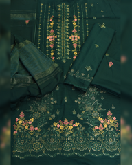 3-PC Unstitched Embroidered Lawn | EMB-5