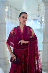 3-PC Unstitched Embroidered Lawn Luxury Lawn By Sobia Nazir | LEE26-5A