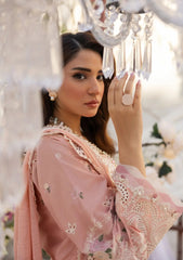 3-PC Unstitched Luxury Embroidered Lawn By Kahf | KLR-2A Olivia