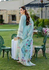 3-PC Unstitched Embordered Luxury Lawn By Elaf | ELH-2B ZOYA
