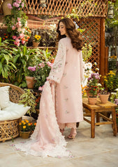 Unstitched 3-PC Embroidered Luxury Lawn By Elaf | ELM-2A MAHGUL