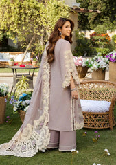 Unstitched 3-PC Embroidered Luxury Lawn By Elaf | ELM-1A RAHA