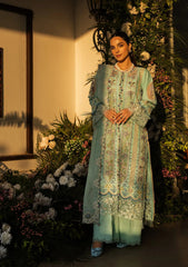 3-PC Unstitched Luxury Embroidered Lawn By Kahf | KLR-10 Elva