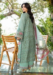 3-PC Unstitched DIgital Printed Chikankari Lawn By Elaf Premium | ERC-4B