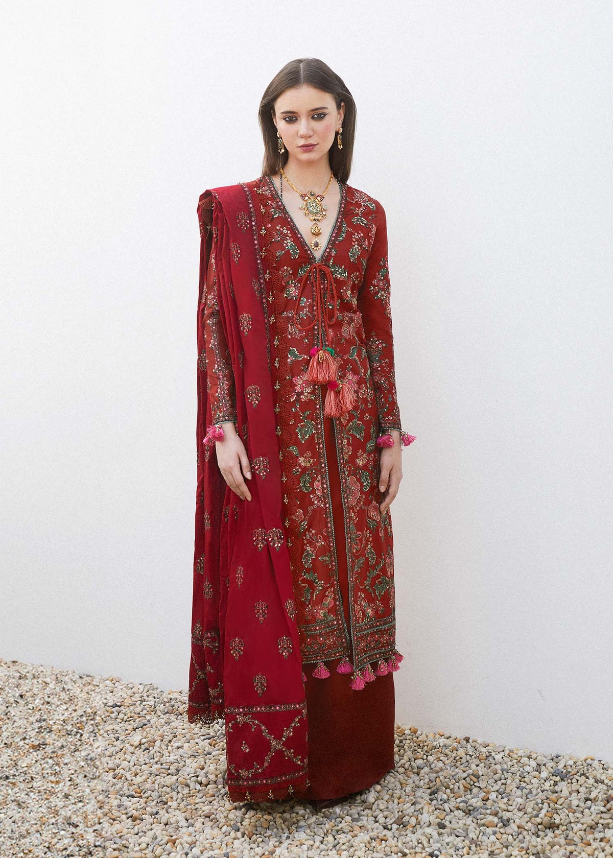 RUHI | 3PC Unstitched Eid Luxury Lawn By Hussain Rehar