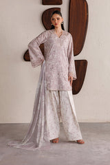 3-PC Unstitched Embroidered Festive Lawn By Iznik | IBE-07