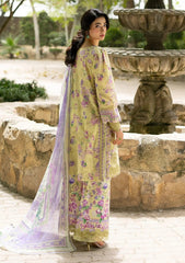 3-PC Unstitched Digital Printed Lawn Signature By Elaf | OLIVIA