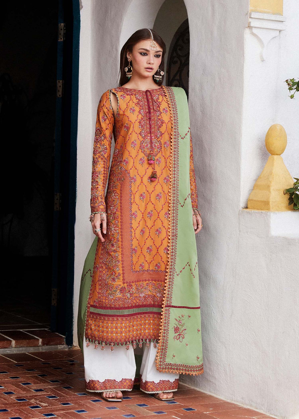 AMIRA | 3PC Unstitched Eid Luxury Lawn By Hussain Rehar