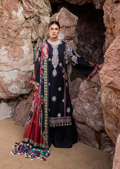 Nuha (A) | 3PC Unstitched Lawn Siraa By Sadaf Fawad Khan