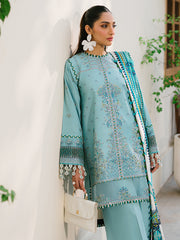 525 - A | 3 Pc Unstitched Suit Kotrai Emb Winter Collection Olivia By Binilyas