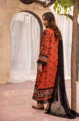 CNAZ02 - 3PC - Unstitched  Chandni Premium By Ayla Zahra