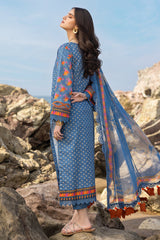 SN4-09 | 3PC Unstitched Sunshine Premium Lawn By Charizma