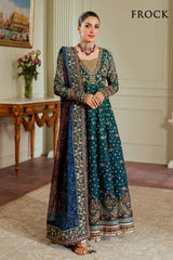 3-PC Unstitched Embroidered Chiffon By Baroque | CH13-03