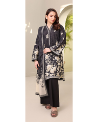3-PC unstitched Printed Lawn By Zellbury | 0331