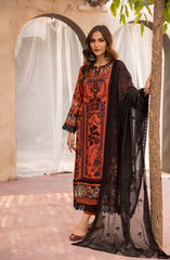 CNAZ02 - 3PC - Unstitched  Chandni Premium By Ayla Zahra