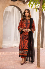 CNAZ02 - 3PC - Unstitched  Chandni Premium By Ayla Zahra