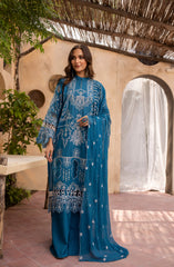 CNAZ03 - 3PC - Unstitched  Chandni Premium By Ayla Zahra