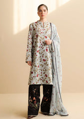 3-PC Unstitched Printed Lawn Coco By Zara Shahjahan | REY-7B