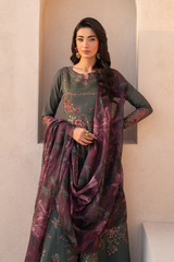 Unstitched 3-PC Embroidered Festive Lawn Eid Edit By Iznik EFL-11
