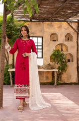 CNAZ04 - 3PC - Unstitched  Chandni Premium By Ayla Zahra