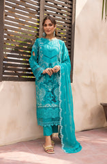 CNAZ09 - 3PC - Unstitched  Chandni Premium By Ayla Zahra