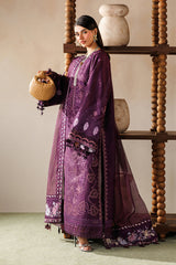 3-PC Unstitched Embroidered Eid Lawn By Baroque | D02