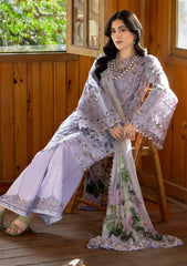 3-PC Unstitched DIgital Printed Chikankari Lawn By Elaf Premium | ERC-6B