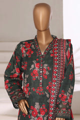 3-PC Stitched Printed Khaddar Malika By Sada Bahar | 5757