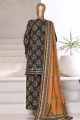 3-PC Stitched Printed Khaddar Malika By Sada Bahar | 5761