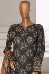 3-PC Stitched Printed Khaddar Malika By Sada Bahar | 5761