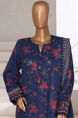3-PC Stitched Printed Khaddar Malika By Sada Bahar | 5765