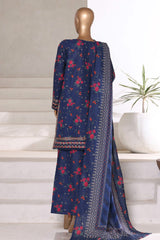 3-PC Stitched Printed Khaddar Malika By Sada Bahar | 5765