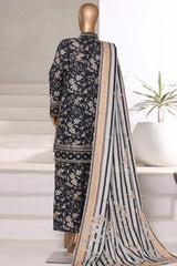3-PC Stitched Printed Khaddar Malika By Sada Bahar | 5767