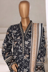 3-PC Stitched Printed Khaddar Malika By Sada Bahar | 5767