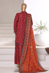 3-PC Stitched Printed Khaddar Malika By Sada Bahar | 5771