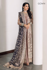 3-PC Unstitched Embroidered Chiffon By Baroque | CH09-07