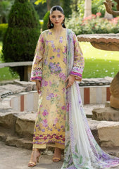 3-PC Unstitched Digital Printed Lawn Signature By Elaf | KIARA