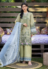 3-PC Unstitched DIgital Printed Chikankari Lawn By Elaf Premium | ERC-8B