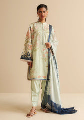 3-PC Unstitched Printed Lawn Coco By Zara Shahjahan | VARA-8A