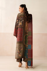 3-PC Unstitched DIGITAL PRINTED VISCOSE By Baroque | UF-4286