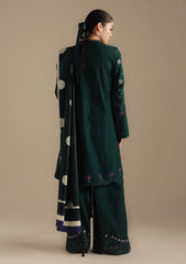 3-PC Unstitched Embroidered Plain Khaddar Coco By Zara Shahjahan | FAWN-8A